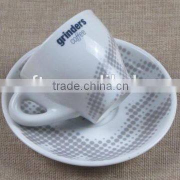 2015 new design coffee cup with saucer