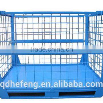 rigid wire collapsible pallet box, post pallet