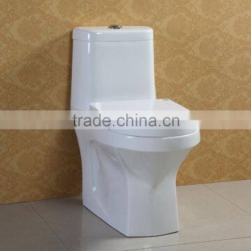 Floor Mounted White Glazed Ceramic Wash Down Toilet