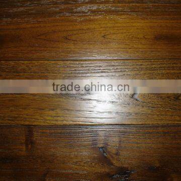 Robinia hand scraped hardwood flooring