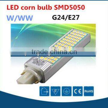 High power factory price 3200k led e27 bulb corns 10W led g24 corn light bulbs