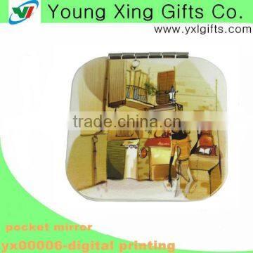 Aluminium Square Makeup Mirror