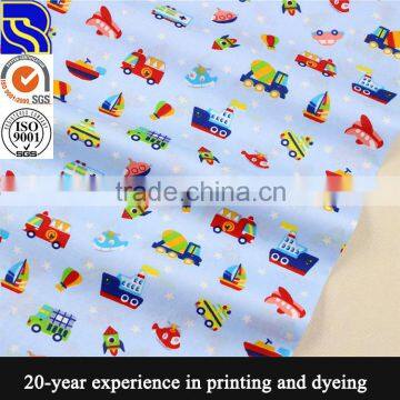 2016 all-season style cotton printed fabric for children