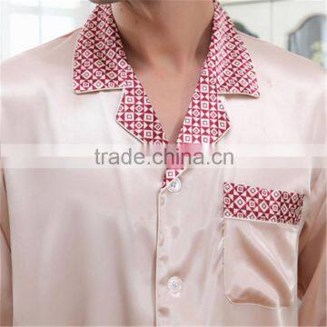 Plus Size 100% Silk Men Night Silk Bedgown photo-2