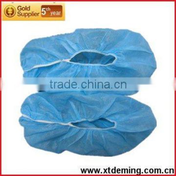 Blue Disposable Non-skid Shoe Cover with Elastic in FDA,CE,ISO13485 Standard