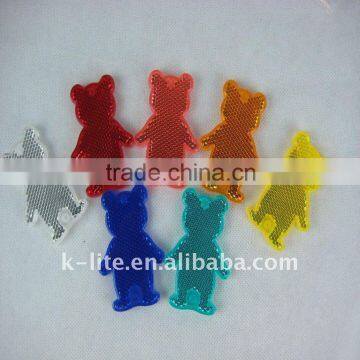 Bear Shape Reflector Keyring