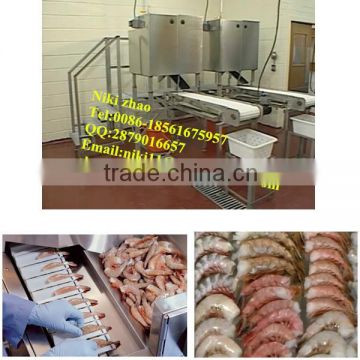 shrimp peeling machine/shrimp processing equipment/shrimp skin remove machine