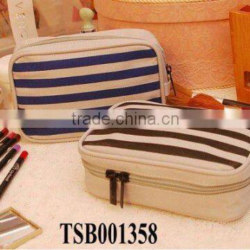 hot sale women canvas cosmetic bag