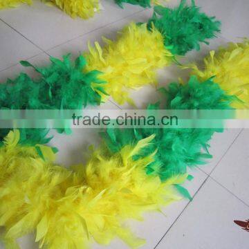 Wholesale Feather Boas And Rainbow Sectioned Turkey Feather Boa For Wedding Supplies photo-5