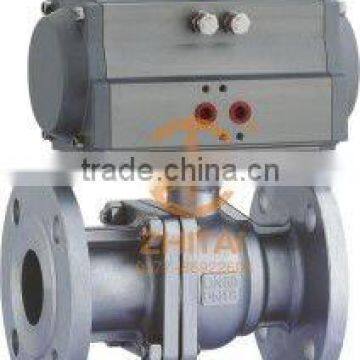 pneumatic flange ball vavle