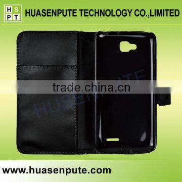 New Product Book Style Wallet Leather Case for LG L90