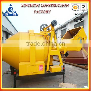 Automatic and Mobile Qualified JZR350 diesel concrete mixer in Africa