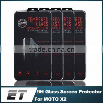 Manufacturer China Wholesale 2015 Hot Products 0.33mm 9H Scratchproof 2.5D Tempered Glass Screen Protector For MOTO Droid X2