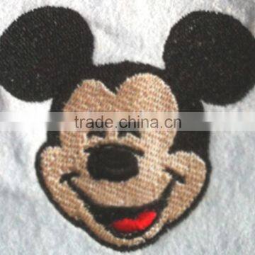 mouse/animal /cartoon embroidery patches iron on garment