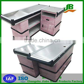 Alumunium Bumber Supermarket Metal Checkout Counter photo-3