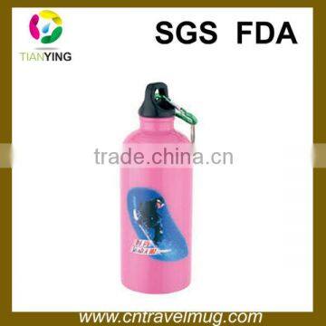 500ml colourful aluminum promotional sport water bottle