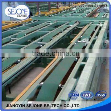 Container manufacturing industry flat conveyor belt