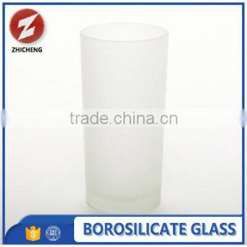 high temperature resistant cylinder frosted glass tube