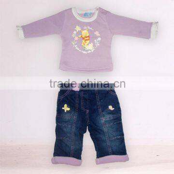 Wholesale Children Suit for Boys Clothes 100% Cotton Long Sleeve 2PCS Kids Clothes photo-2