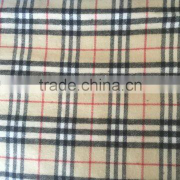 wholesale woven TC polyester cotton yarn dyed checked fabric