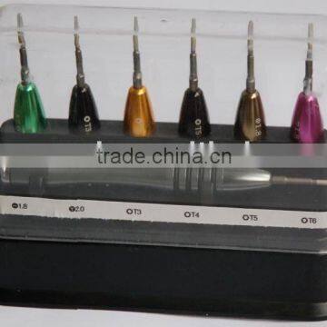 7+1 Exchangeable tip Precision Screwdriver set