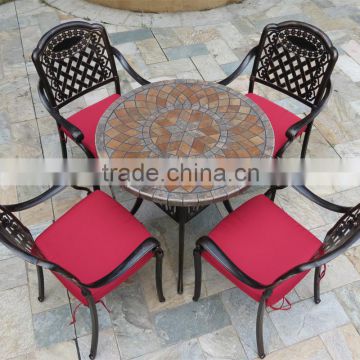 Outdoor Patio Garden Water Resistant Furniture Cast AluminumTable and Chairs Set                        
                                                Quality Choice