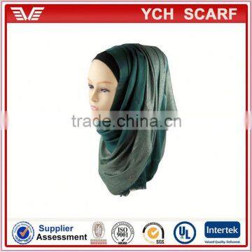Wholesale Women Plain Long Shimmer Scarf photo-4