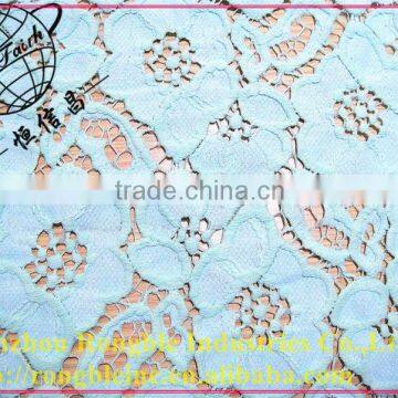 fashion design flower lace fabric for garment