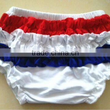 Sales Promotion!4th of july New arrive colorful chevron fabric chevron zig zag diaper fashion design chevron baby ruffle shorts