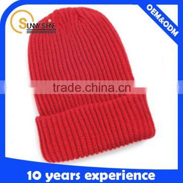 Factory wholesale custom beanie hat,acrylic knit beanie