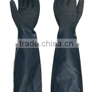 double-color industrial leather hand gloves