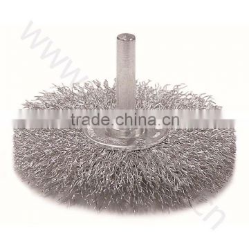 steel wire shaft wheel brush