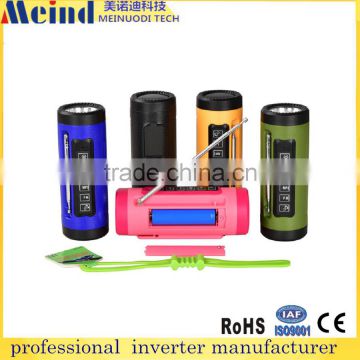 New products 2016 Bluetooth speaker 4000mah power bank speaker with FM radio, led lights, bike speaker                        
                                                Quality Choice