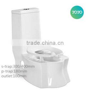 Chaozhou Washdown S-trap P-trap One Piece Toilet 2833