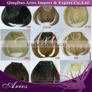 Clip on Bangs - Clip in Bangs 100% Remy Human Hair Extension