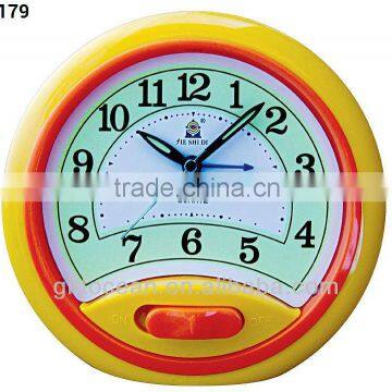 round alarm clock, electron bell promotion clock, gift clocks