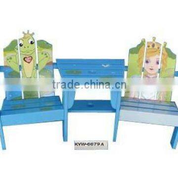 Lawn Table and Chair-Children furniture; Wooden furniture