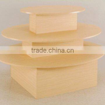 wooden display table