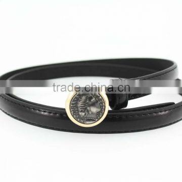 2015 NEW PU Fashion Girls Dresses Belt With Ebossed Bronze Buckles in Yiwu photo-5