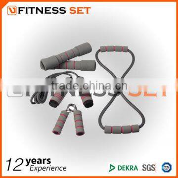 Toning Tube Soft Dumbbell Handgrip Jumprope in Training Set