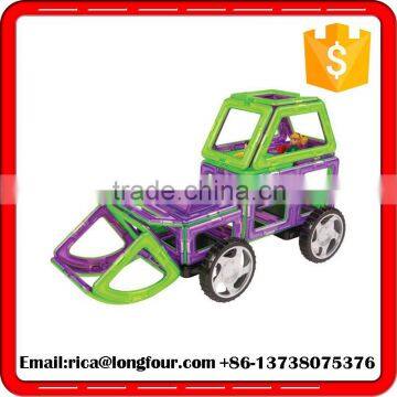 Magnetic building tile blocks magna tiles