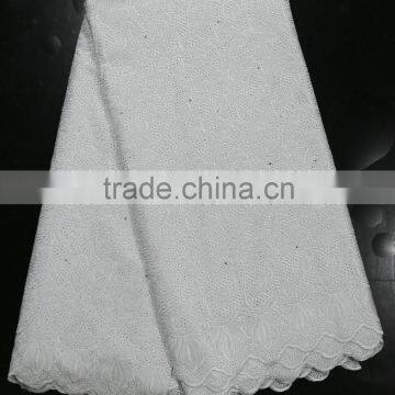 2015 New Swiss Voile Lace for Woman Heavy Embroidery Design Fashion Lace for Evening Dress photo-6