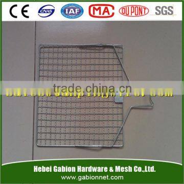 Stainless Steel Wire Mesh Barbecue Grill Basket