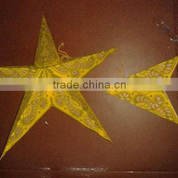 yellow paper lanterns stars wholesale