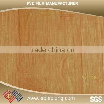 Modern Customized high glossy woodgrain pvc films