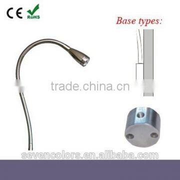 High Quality Adjustable Flexible Arm Led Wall Reading Lamp 1W 350mA(SC-E101A)