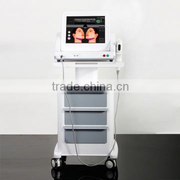 Portable AYJ-T39B Hifu High Intensity Multi-polar RF Focused Ultrasound Beauty Machine Skin Tightening