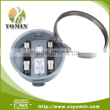 ISO 9001 Factory YM-100B Single Phase Round Meter Socket ,Power Meter Socket .