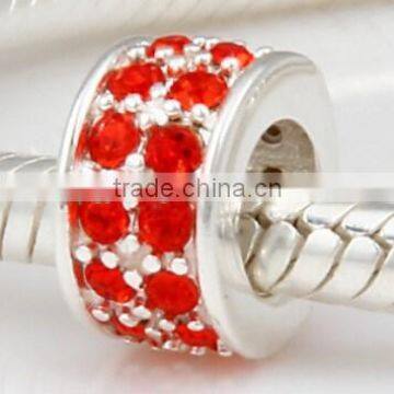 DIY 925 sterling silver core european beads