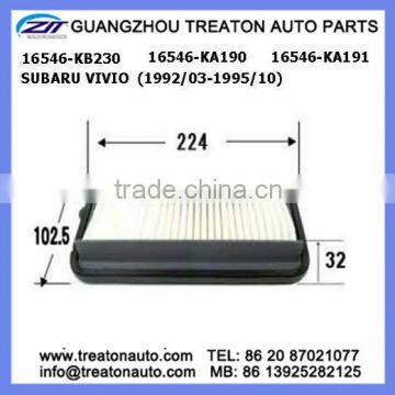 AIR FILTER 16546-KB230 16546-KA190 16546-KA191 FOR SUBARU VIVIO 92-95